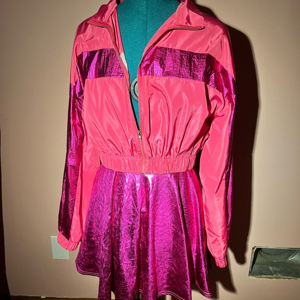 Pink metallic set